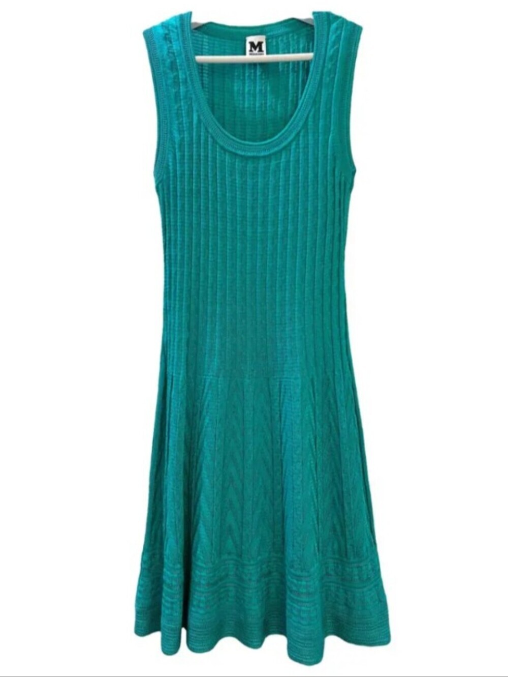 Missoni Teal Blue Knit Dress Size IT 42 US 6